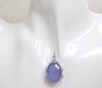 Hanger - 18 karaat Witgoud - 17.00ct. tw. Chalcedoon -