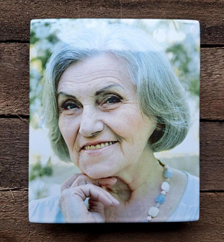 Emaille foto voor op gedenkteken, Verzamelen, Merken en Reclamevoorwerpen, Verzenden