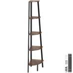 tectake Hoekkast Portland 34x34x158,5cm - Industrieel hout d, Huis en Inrichting, Verzenden, Nieuw