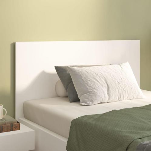 vidaXL Hoofdbord 120x1,5x80 cm bewerkt hout wit, Huis en Inrichting, Slaapkamer | Bedden, Nieuw, Verzenden