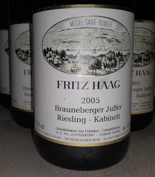2005 Fritz Haag Brauneberger Juffer Sonnenuhr Riesling -, Verzamelen, Wijnen