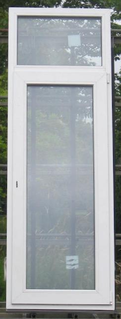 Pvc terrasraam , raam , chassis 85 x 250 wit 3 dubbel glas, Doe-het-zelf en Bouw, Raamkozijnen en Schuifdeuren, Inclusief glas