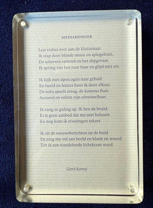 Gerrit Komrij - Mediahonger - 2006, Antiek en Kunst, Antiek | Boeken en Manuscripten