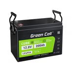 Green Cell LiFePO4 12.8V 200Ah 2560Wh accu voor zonnepane..., Audio, Tv en Foto, Nieuw, Verzenden