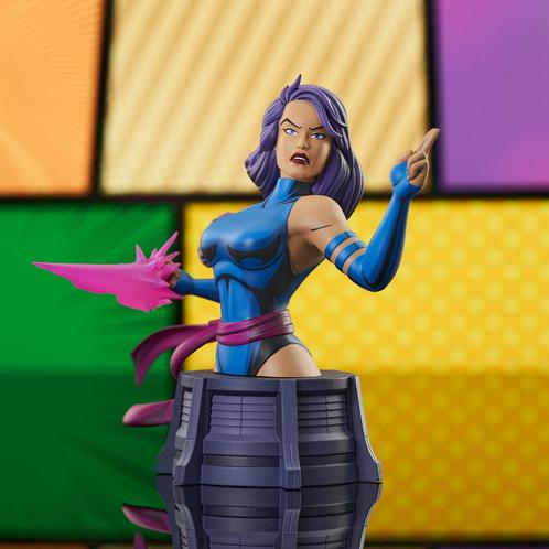 X-Men Marvel Animated Series Bust 1/7 Psylocke 15 cm, Collections, Cinéma & Télévision, Enlèvement ou Envoi
