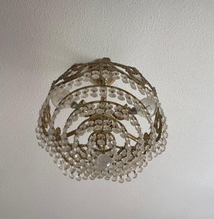 Kroonluchter - Geslepen glas/kristal, Antiek en Kunst, Curiosa en Brocante