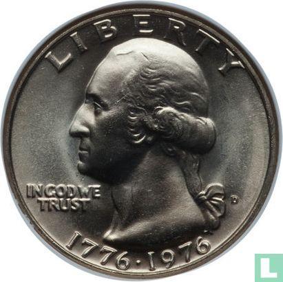 Verenigde Staten ¼ dollar 1976 (koper bekleed met koper-n.., Postzegels en Munten, Munten | Amerika, Losse munt, Zilver, Verzenden