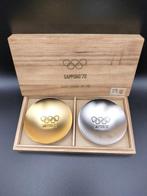 Sapporo Japan Winter Olympics Cups: goud 24KGP & zilver SP -, Verzamelen, Nieuw