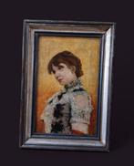 Scuola veneta (XIX) - Ritratto di Eleonora Duse, Antiek en Kunst