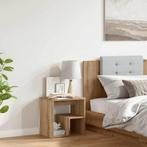 vidaXL Nachtkastje 40x30x40 cm bewerkt hout artisanaal, Huis en Inrichting, Slaapkamer | Nachtkastjes, Verzenden, Nieuw