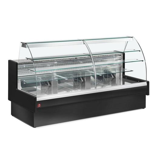 Gekoelde vitrinetoonbank, statisch, ladensysteem, zonder res, Zakelijke goederen, Horeca | Keukenapparatuur, Koelen en Vriezen