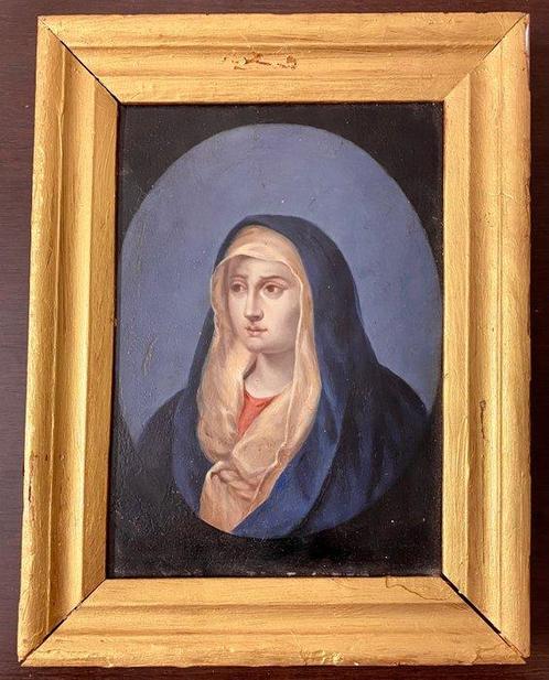 Peinture, Portrait Miniature, Notre-Dame des Douleurs, Antiek en Kunst, Kunst | Niet-Westerse kunst
