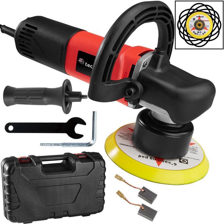 tectake Excentrische polijstmachine 710W met koffer - 5, Auto diversen, Onderhoudsmiddelen, Verzenden