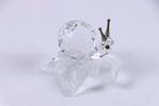 Figure - Swarovski - Slak op Blad (Boxed) - Cristal, Antiek en Kunst