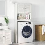 vidaXL Wasmachinekast VIGO Wit 72,5 x 27 x 161 cm Massief, Verzenden, Nieuw