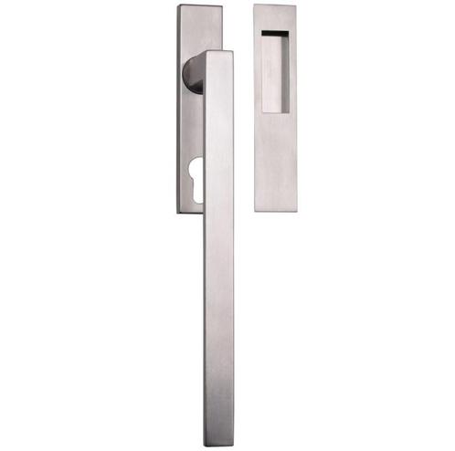 Hef/Schuifdeurbeslag Tavira PC69 met schuifdeurkom rvs, Doe-het-zelf en Bouw, Raamkozijnen en Schuifdeuren, Nieuw, Overige materialen