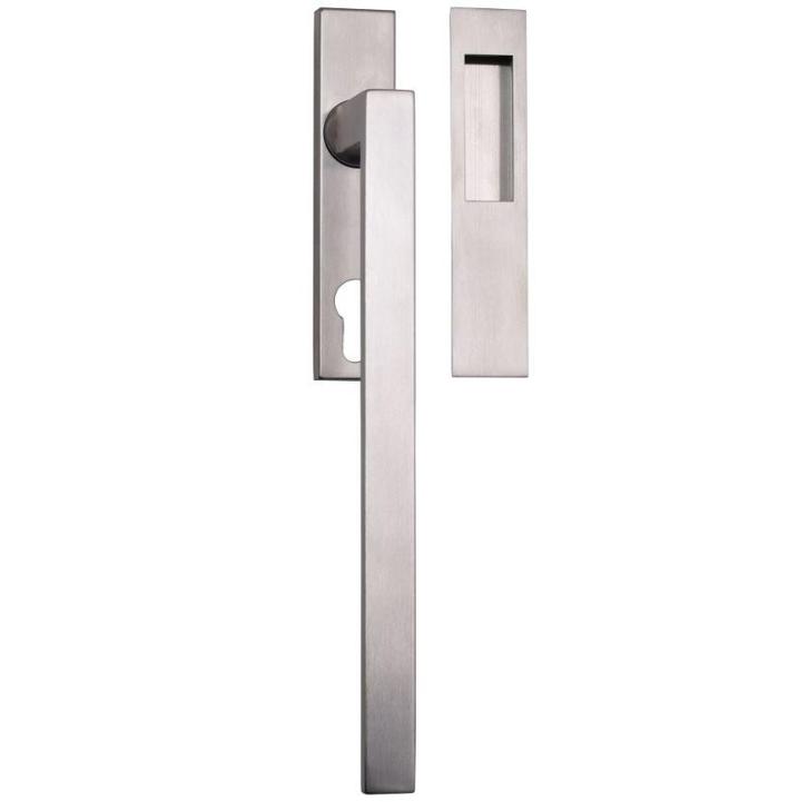 Hef/Schuifdeurbeslag Tavira PC69 met schuifdeurkom rvs, Doe-het-zelf en Bouw, Raamkozijnen en Schuifdeuren, Nieuw, Overige materialen