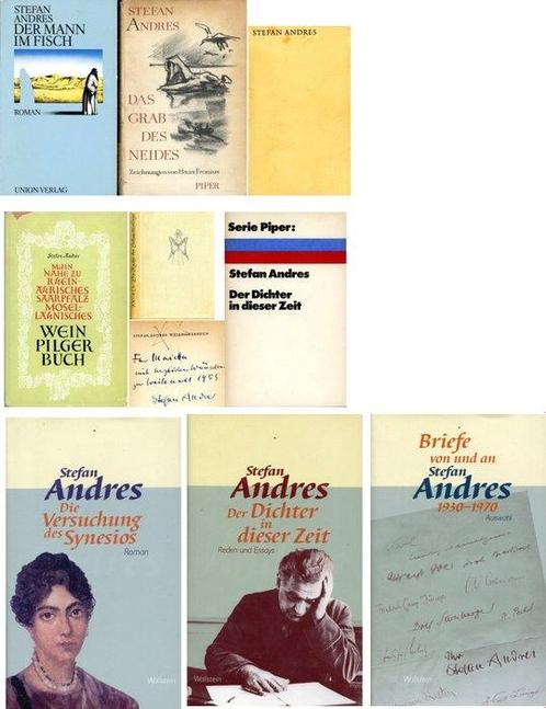 Signed, Stefan Andres - Neun Romane - 1951, Antiquités & Art, Antiquités | Livres & Manuscrits