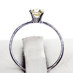 Zonder minimumprijs - Verlovingsring - 14 karaat Witgoud -, Handtassen en Accessoires, Antieke sieraden