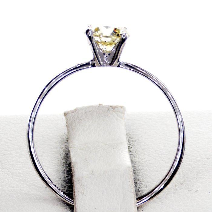 Zonder minimumprijs - Verlovingsring - 14 karaat Witgoud -, Handtassen en Accessoires, Antieke sieraden