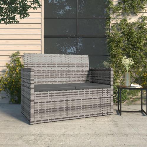 Tuinbank met Kussens Grijs | Tweede Kansje | Tuinmeubels, Tuin en Terras, Tuinbanken, Nieuw, Metaal, Verzenden