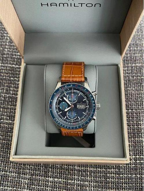 Hamilton - KHAKI AVIATION CONV CHRONO - H76746540 - Heren -, Handtassen en Accessoires, Horloges | Heren