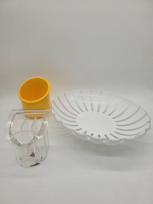 Guzzini - Plat (3) - Plastique, Antiquités & Art, Curiosités & Brocante