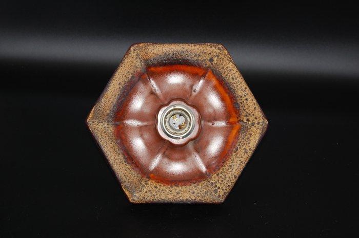 Wandkandelaar - Keramiek - Zes Fat-Lava wandlampen,, Antiek en Kunst, Kunst | Designobjecten