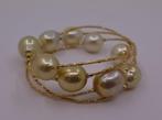 Armband - 18 karaat Geel goud, 10×11 mm gouden Zuidzee, Handtassen en Accessoires, Armbanden, Nieuw