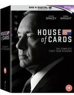 House of Cards: Seasons 1-4 DVD (2016) Kevin Spacey cert 18, CD & DVD, DVD | Autres DVD, Verzenden
