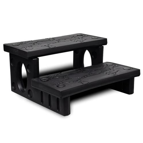 vidaXL Spatrap zwart, Tuin en Terras, Zwembaden, Nieuw, Verzenden