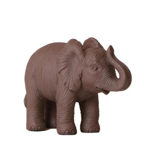 Kolibri Home | Ornament - Decoratie beeld Elephant - Brown, Maison & Meubles, Accessoires pour la Maison | Autre