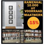Schuiframen, deuren, ramen, stockverkoop, maatwerk -15%, Doe-het-zelf en Bouw, Ophalen, Nieuw, Deurkozijn, Inclusief glas