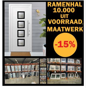 Schuiframen, deuren, ramen, stockverkoop, maatwerk -15%, Ophalen, Deurkozijn