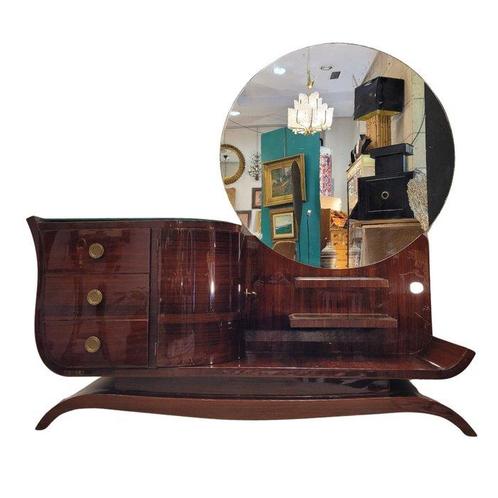 Kaptafel - Hout, Mahonie, Antiek en Kunst, Kunst | Designobjecten