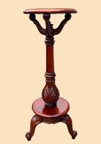 Monumentale Architectonische Piedestal - Standaard - Mahonie