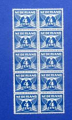 Nederland 1941 - Vliegende Duif Lebeau 4ct in RASTERDIEPDRUK, Gestempeld