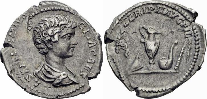 Roemisches Kaiserreich Geta Denar Rom 198-200 Severi Pii..., Postzegels en Munten, Munten en Bankbiljetten | Verzamelingen, Verzenden