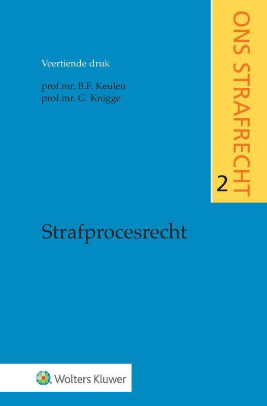 Strafprocesrecht 9789013153880 B.F. Keulen, Livres, Science, Envoi