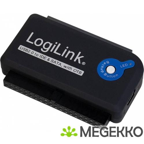 LogiLink Adapter USB 2.0 to 2.5 + 3.5 IDE + SATA HDD OTB, Computers en Software, Harde schijven, Nieuw, Verzenden