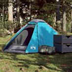 vidaXL Koepeltent 2-persoons waterdicht blauw, Caravans en Kamperen, Verzenden, Nieuw