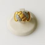 Ring - 18 karaat Geel goud - 0.32ct. tw. Diamant, Handtassen en Accessoires, Ringen, Nieuw