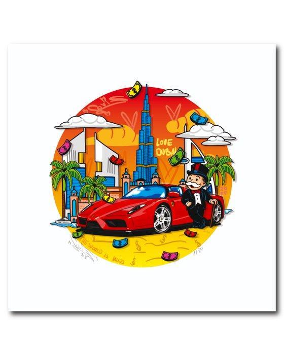 Louis Michel Krüger - Love Dubai (3D-Artwork), Antiek en Kunst, Kunst | Designobjecten