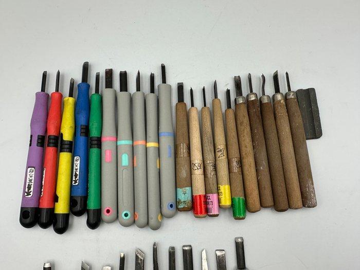 Snijwerk, Japanese carving knives, multiple items for sale, Antiek en Kunst, Antiek | Speelgoed