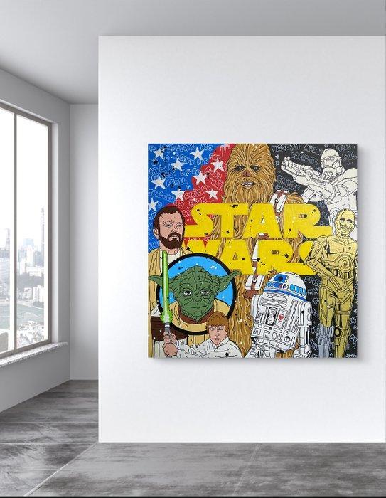 JOHANNE 8 (1974) - EMPIRE 8 - STAR WARS - XXL, Antiek en Kunst, Kunst | Schilderijen | Modern