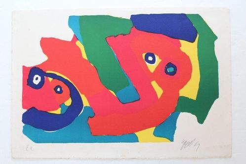 Karel Appel (1921-2006) - Man met sjaal, Antiek en Kunst, Antiek | Overige Antiek