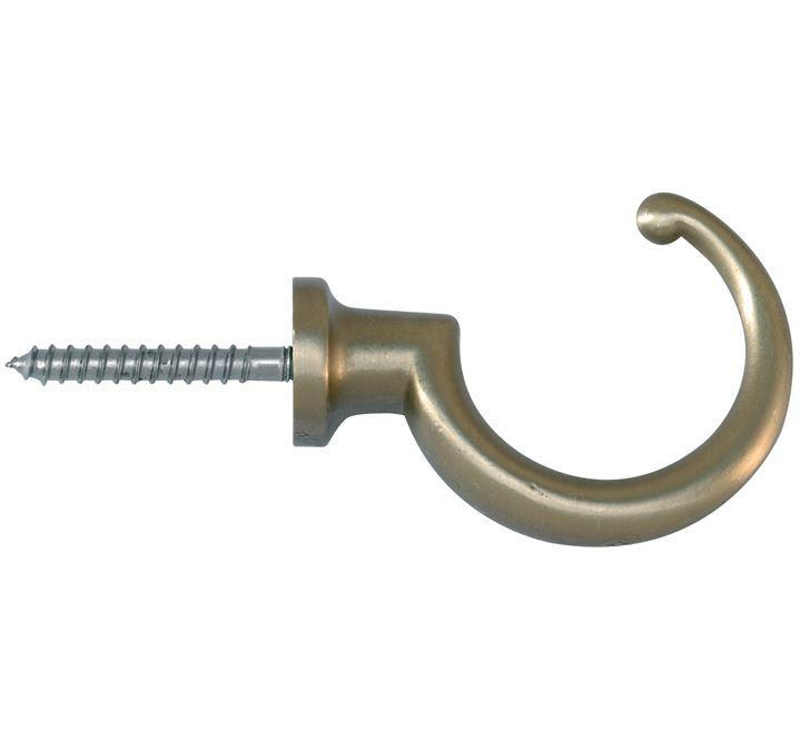 Schroefhaak Borst 35mm mat nikkel gelakt, Huis en Inrichting, Woonaccessoires | Kapstokken, Nieuw, Overige materialen