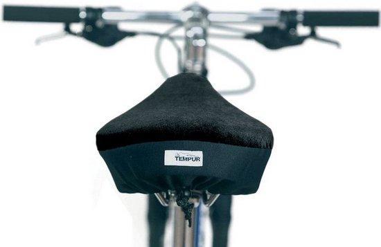 2dekans | TEMPUR® - Fietszadeldekje - Zwart - 33.5 x 33 x 3, Fietsen en Brommers, Fietsaccessoires | Overige Fietsaccessoires