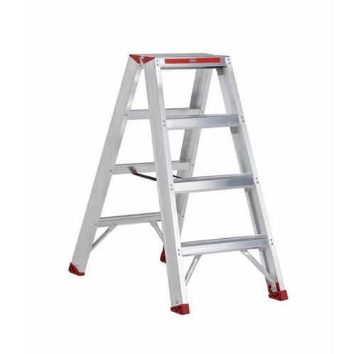 Altrex dubbele trapladder Sierra 2×4 treden, Doe-het-zelf en Bouw, Ladders en Trappen, Trap, Nieuw, Minder dan 2 meter, Ophalen of Verzenden