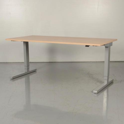 Elektrisch zit-sta bureau Mauser - Ahorn blad - 180 x 80 cm, Huis en Inrichting, Bureaus, Gebruikt, Ophalen of Verzenden